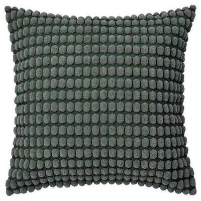 Наволочка на подушку IKEA SVARTPOPPEL серо-зеленая 50х50 см (из Финляндии)
