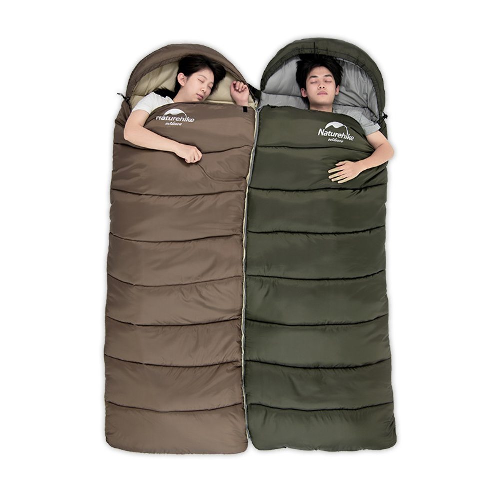 Спальный мешок Naturehike NH20MSD07 коричневый 6927595764312L