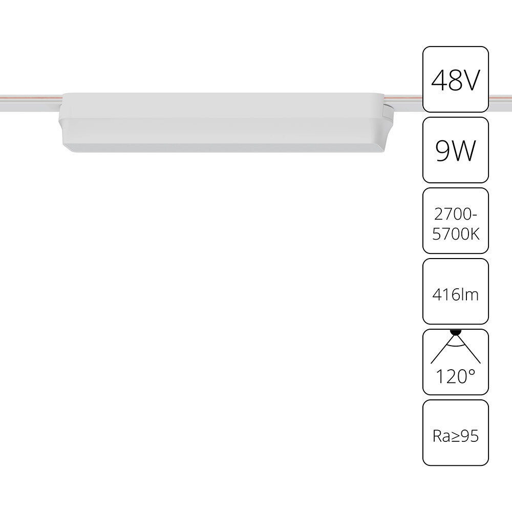 Магнитный трековый светильник Arte Lamp RAPID A2953PL-1WH