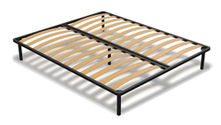 Кровать 140х200 с ортопедическим основанием Лирика ЛК-2, кофе