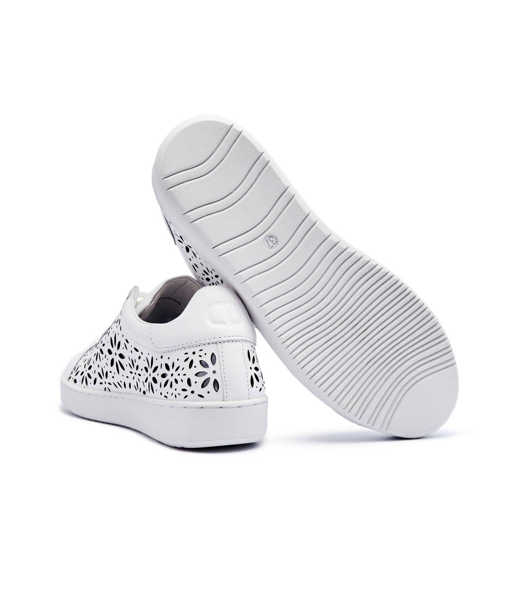 Кожаные кроссовки in pelle TWINSET - белый(241TCT092)