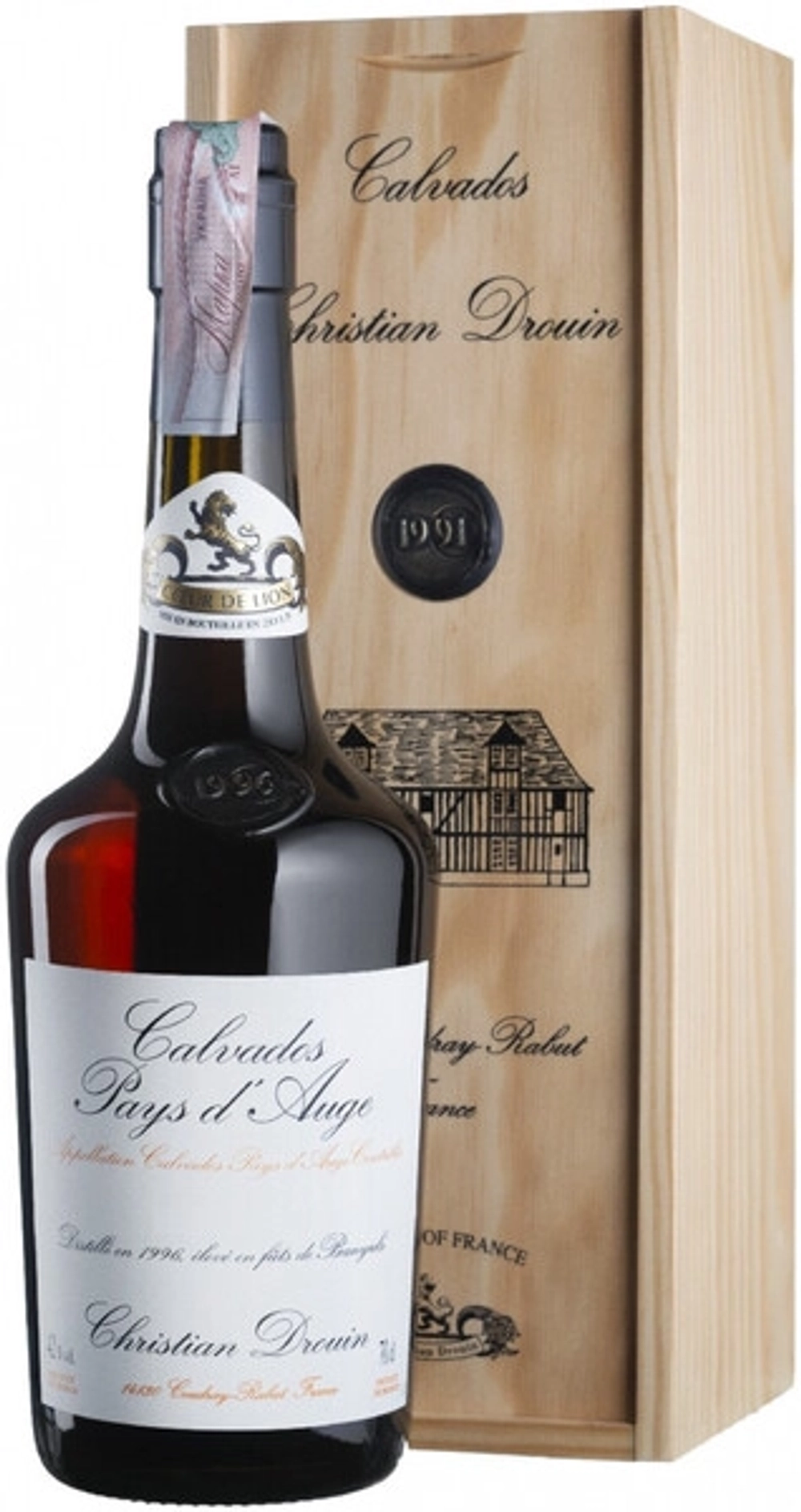 Кальвадос Christian Drouin Calvados Pays d’Auge 1996, 42%, 0,7 л