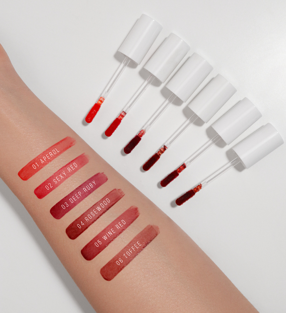 LuxVisage ТИНТ для губ с гиалуроновым комплексом тон 03 глубокий рубиновый LIP TINT AQUA GEL HYALURON COMPLEX 3 мл