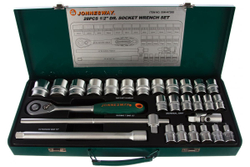 Jonnesway S04H4728S Набор головок торцевых 1/2"DR, 8-34 мм, 28 предметов
