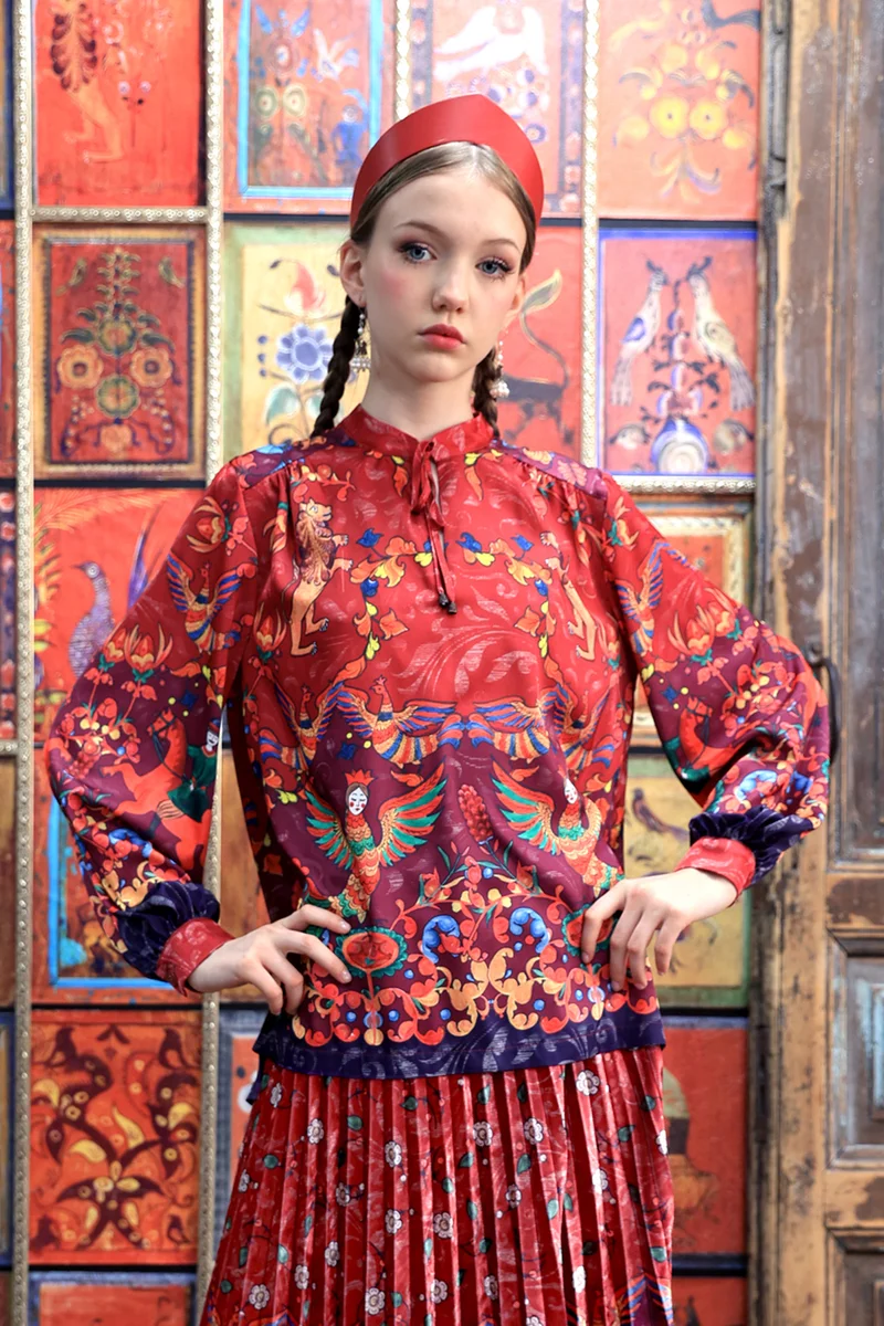 Блуза "Маруся. Масленица"