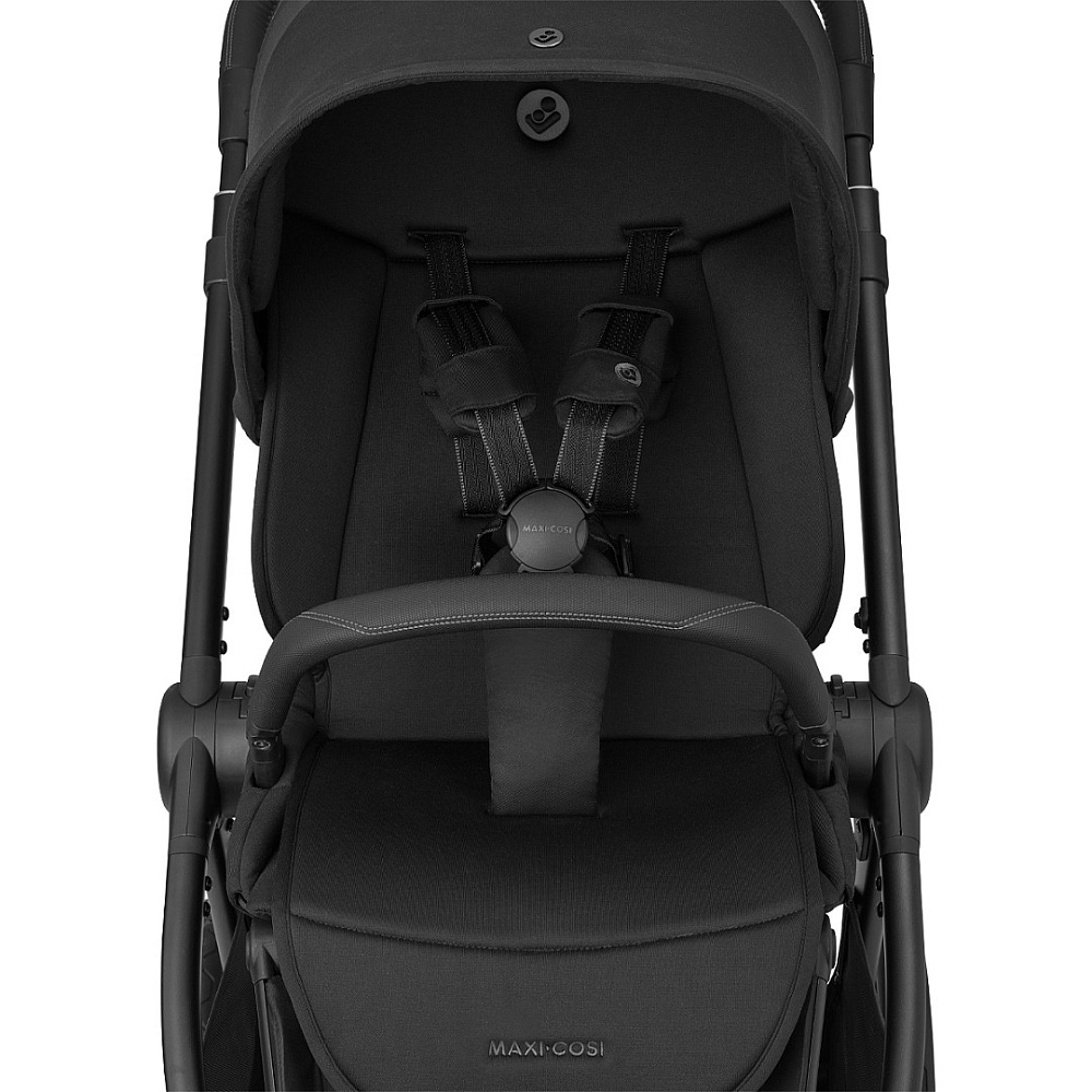 Коляска детская Maxi-Cosi Oxford Plus 3 в 1 с автокреслом Pebble 360 Pro Twillic Graphite 1978390110 PlusTwillic Black/Черный