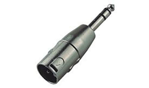 Nordfolk NCA5117 переходник XLR male <=> 6.3 мм stereo Jack (TRS), металл