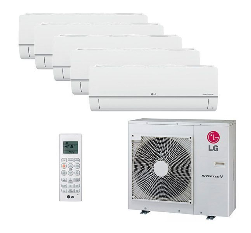 Мульти сплит-система LG на 5 комнат (20+20+20+20+20 кв.м.)