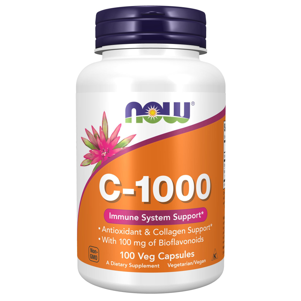 NOW Foods, C-1000 with Bioflavonoids, 100 Capsules | C-1000 vitamini bioflavonoidlar bilan, 100 kapsula