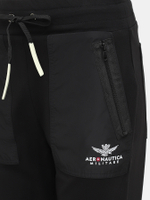 Брюки жен. AERONAUTICA 901 черный карманы нейлон