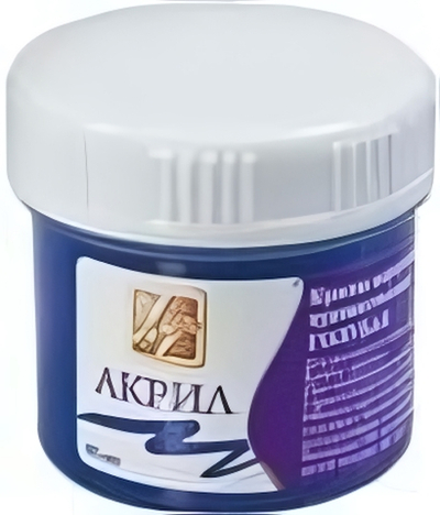 Акриловая краска худож 40мл. голубая (Луч)