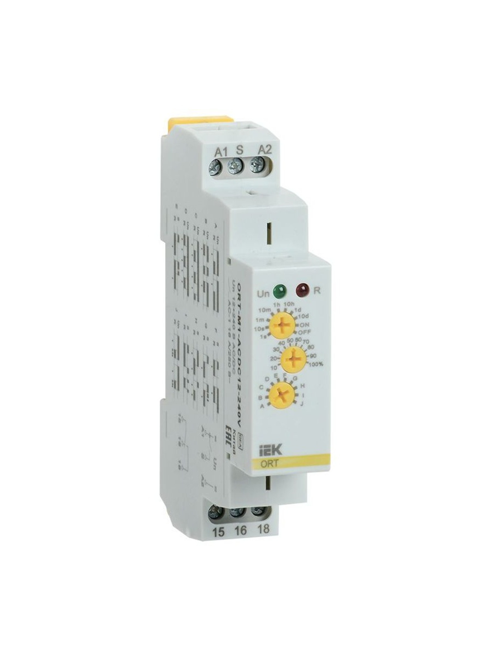 Реле времени многофункц. ORT 1 контакт 12-240В AC/DC IEK ORT-M1-ACDC12-240V