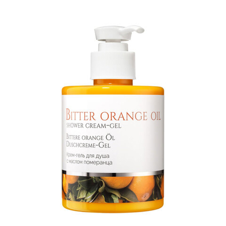 Крем-гель для душа с маслом померанца. Bitter orange oil shower cream-gel Leistern 300ml