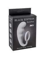 Анальный стимулятор с эрекционным кольцом Mountain Range Anal Plug Grey (19 см , cерый) (Цвет: cерый)