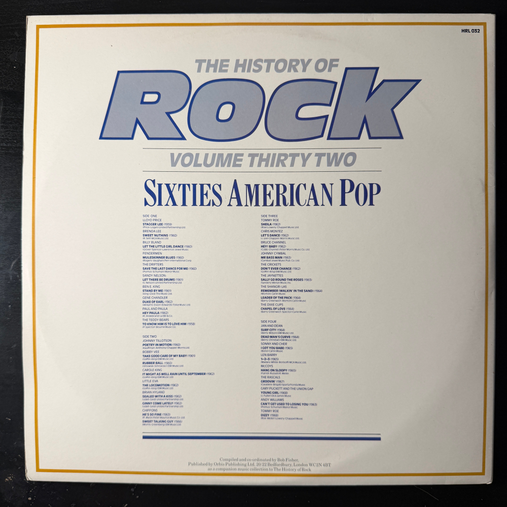 Сборник History Of Rock 32 2LP (Англия 1985г.)