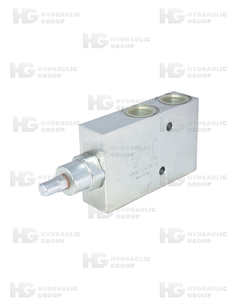 Тормозной клапан односторонний VBCD 3/4" SE/A