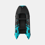 Надувная лодка (НДНД) GLADIATOR E420PRO черно-бирюзовый