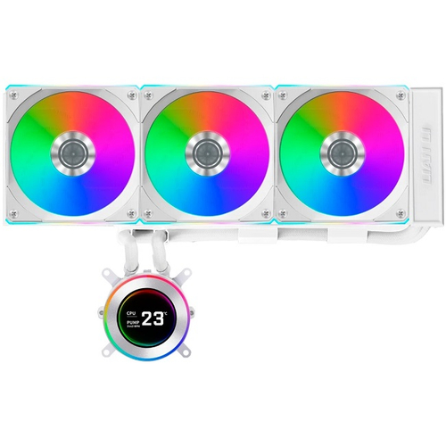 Система водяного охлаждения Lian Li HydroShift II LCD-C 360R ARGB, белый (GHS2LCD36RW), (G89.GHS2LCD36RW.R0)