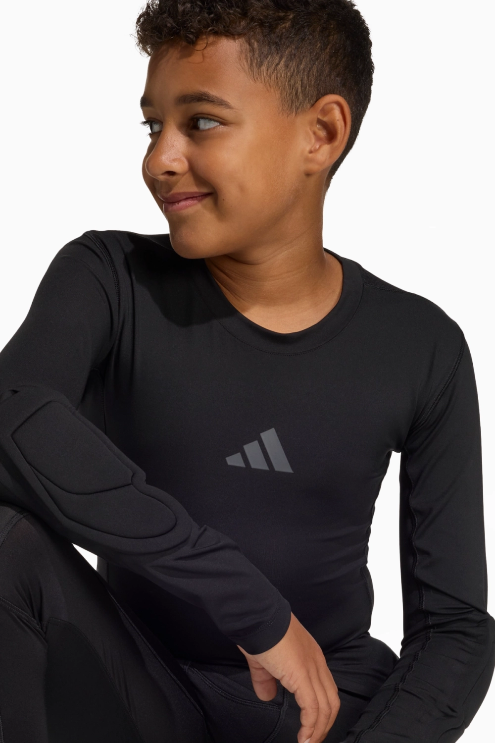 Термофутболка adidas Goalkeeper Junior - черный