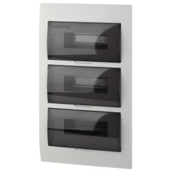 Корпус пластиковый встраиваемый ЭРА SIMPLE ЩРВ-П-36 IP41 прозрачная крышка белый | Корпуса пластиковые распределительные
