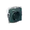 Розетка с USB A+C с заземлением и защитными шторками Systeme Electric AtlasDesign Изумруд ATN000832