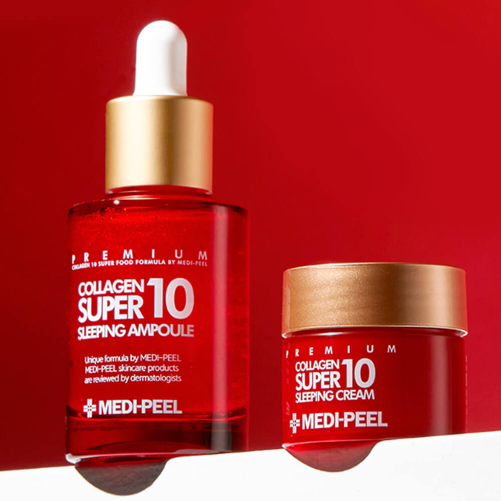 Крем для лица ночной омолаживающий с коллагеном MEDI-PEEL Collagen Super 10 Sleeping Cream 70 мл.