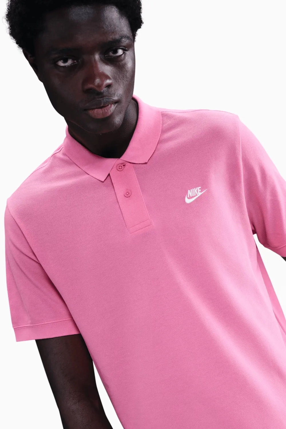 Футболка Nike Club Polo - розовый