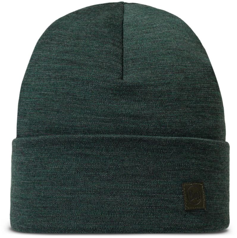 Шапка-бини Buff Merino Heavyweight Solid Forest Фото 1