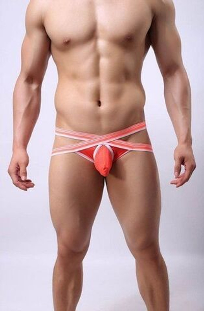 Мужские трусы-джоки Cockon X Lace Jock (Размер: L) (Цвет: фиолетовый)