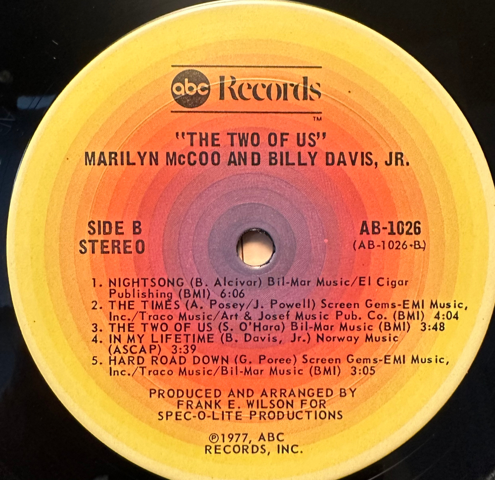 Marilyn McCoo & Billy Davis, Jr. - The Two Of Us (США 1977г.)