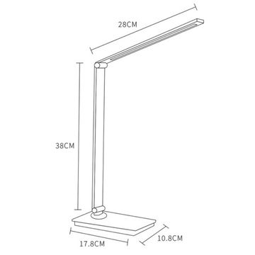 Светодиодный настольный светильник 7W 4000K A5126LT-1BK чёрный Edward Arte Lamp