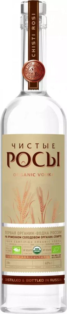 Водка Чистые Росы из Ячменного зерна