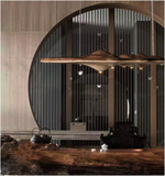 Pendant design lamp UFO  L120 (dark Wood)