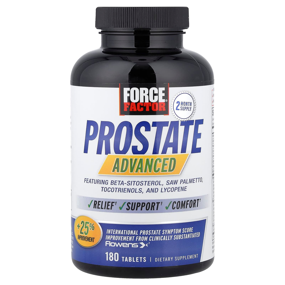 Force Factor, Prostate Advanced, 180 таблеток