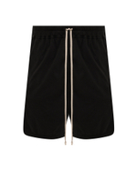 RICK OWENS DRKSHDW ШОРТЫ ИЗ ТОНКОГО ТРИКОТАЖА ЧЕРНЫЕ LIDO LONG BOXERS