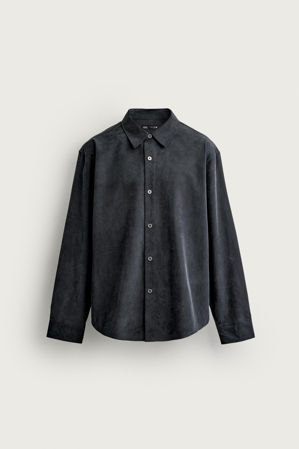 РУБАШКА RELAXED FIT ИЗ СТРУЯЩЕЙСЯ ТКАНИ — ZARA · 3715/840