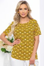 Блуза "Нильда" (горчица) Б5397 LT Collection