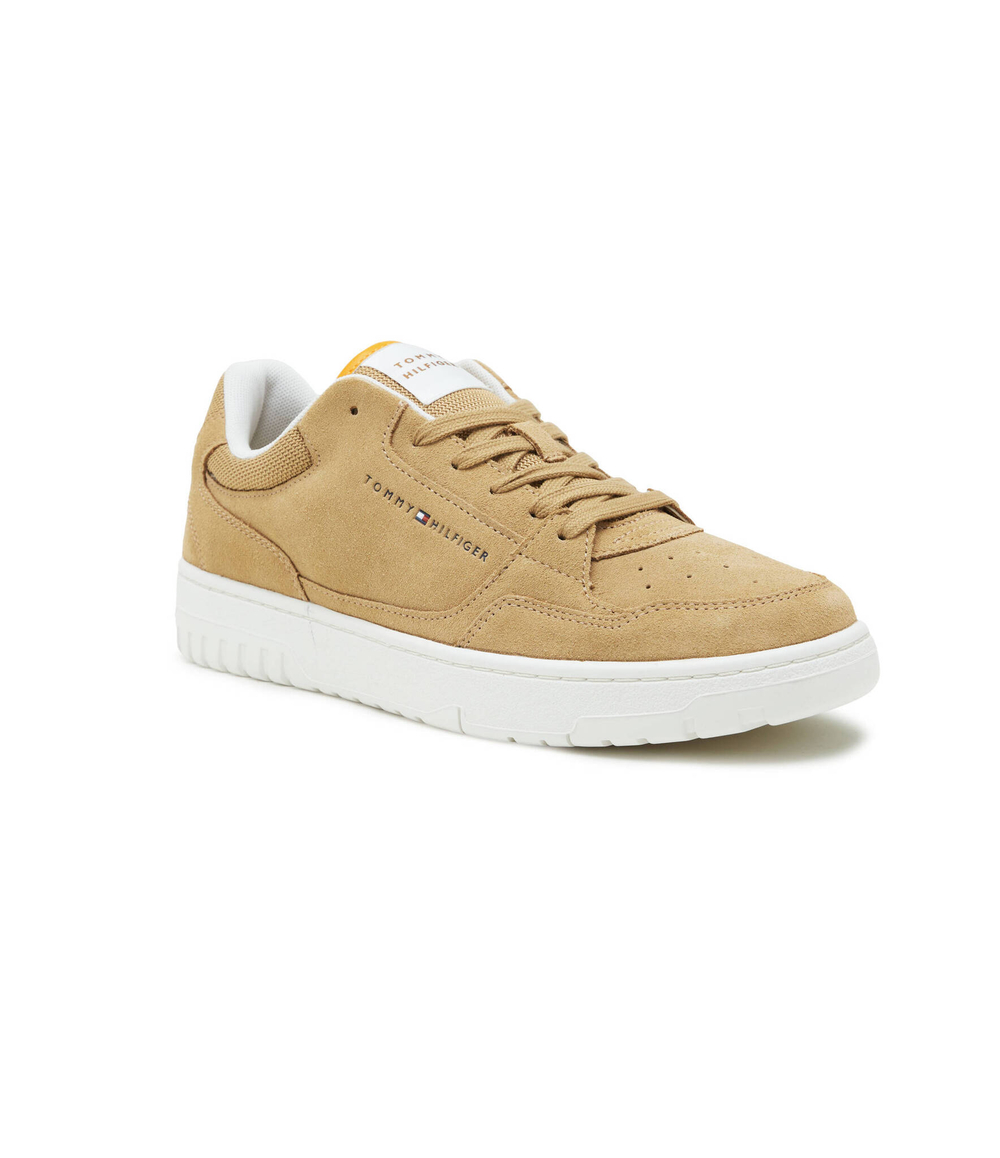 Кожаные кроссовки th basket Tommy Hilfiger - бежевый(FM0FM05071)