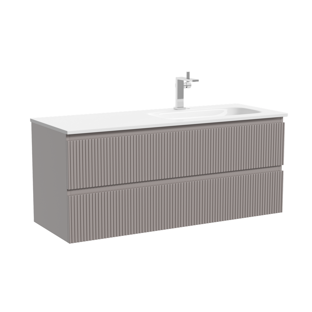 Тумба подвесная Sancos Snob R правая 1195х445х500, SNR120RSM, арт. SNR120RSM