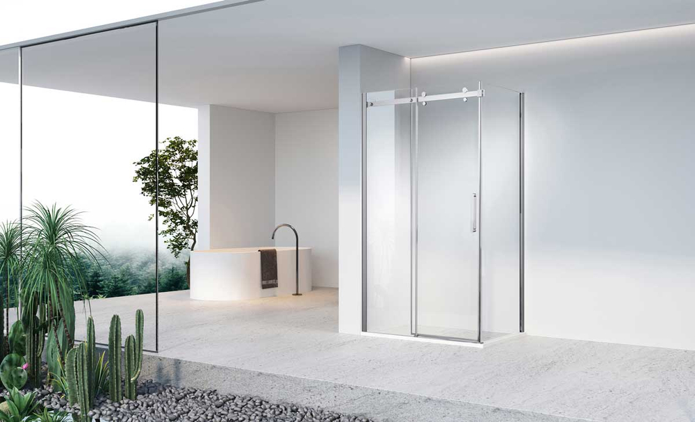 Душевой уголок Vincea Комо-Н (Como-N) VSR-4CN9016CL, 1600*900, хром, стекло прозрачное