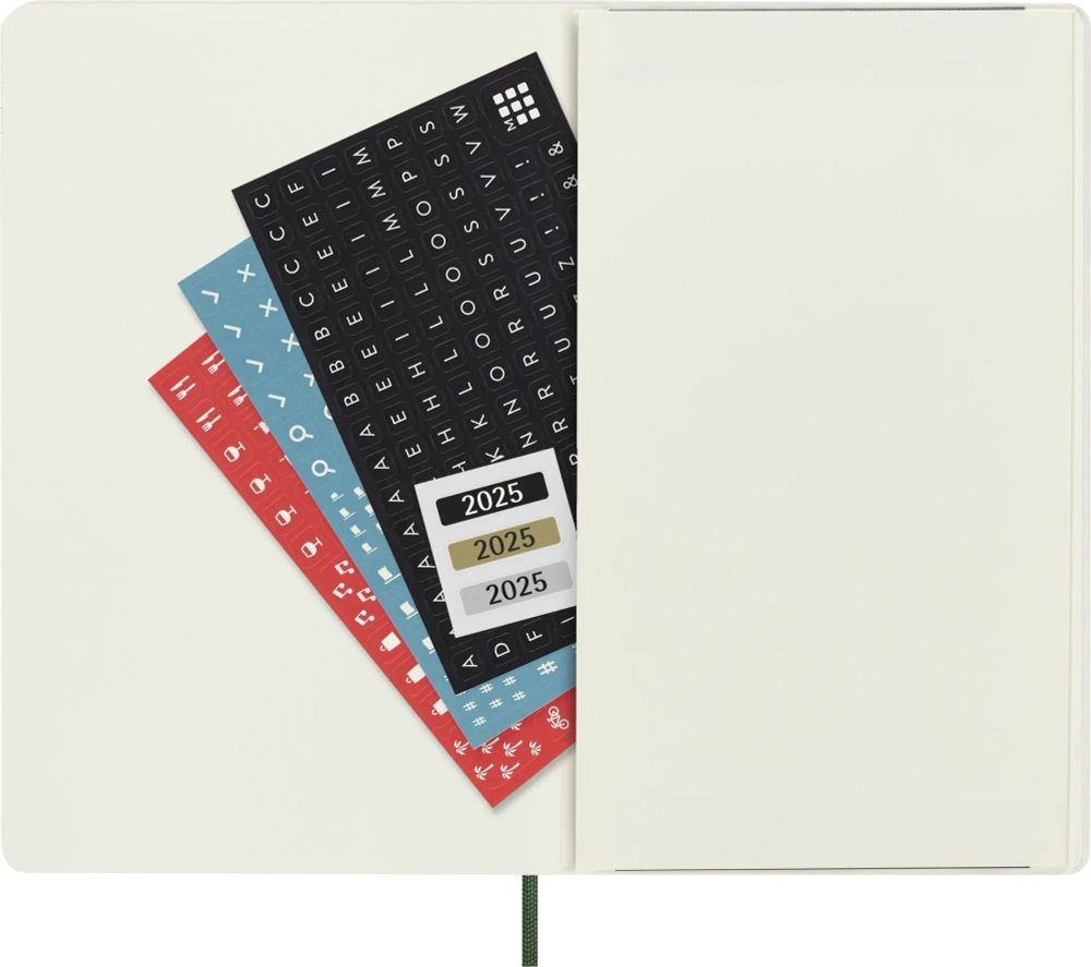Еженедельник Moleskine Classic Soft (DSK1512WN3) 13х21см мягкая обложка зеленый