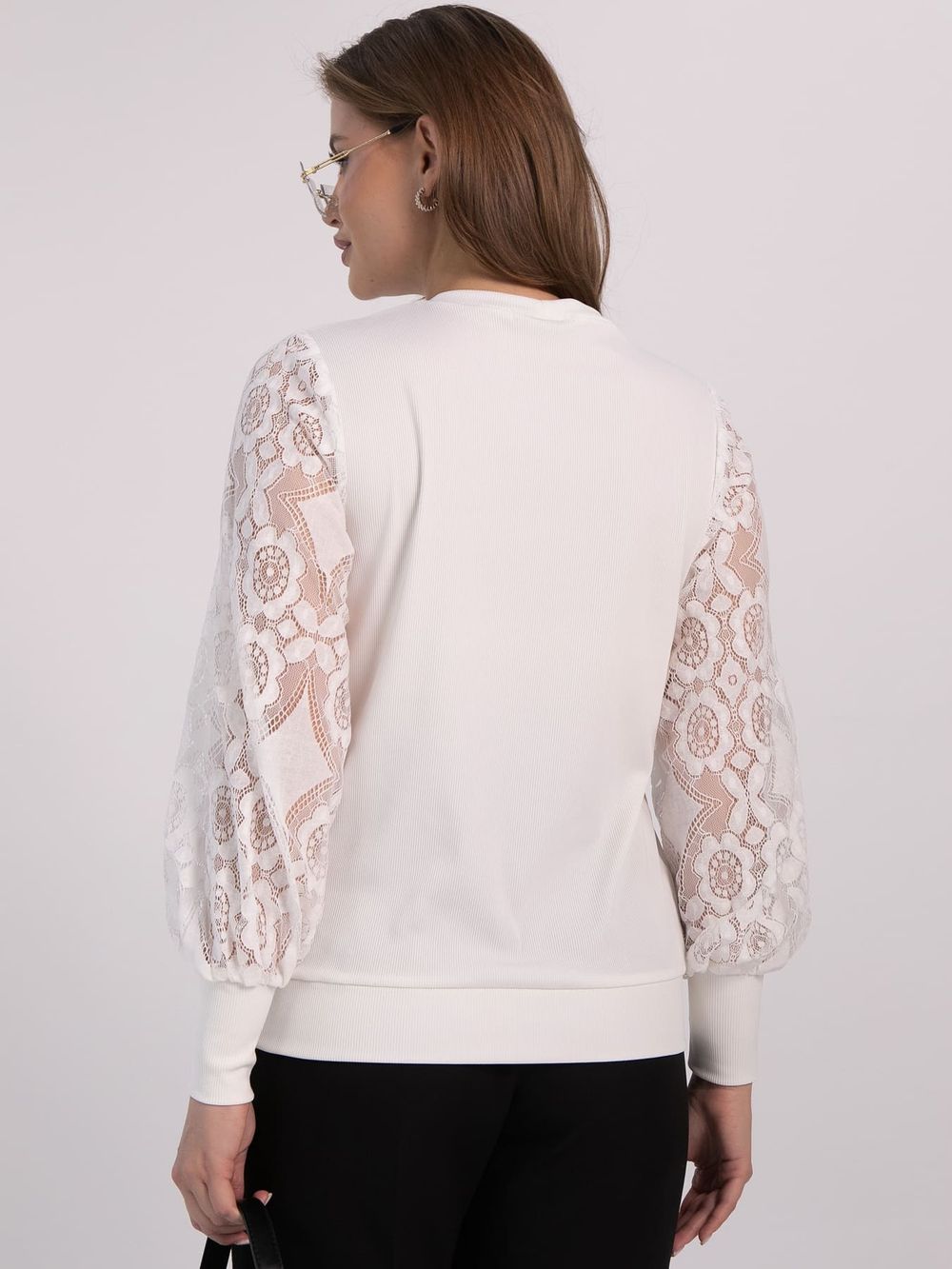Джемпер трикотажный Арабелла (белая) Б16392-5М LT Collection