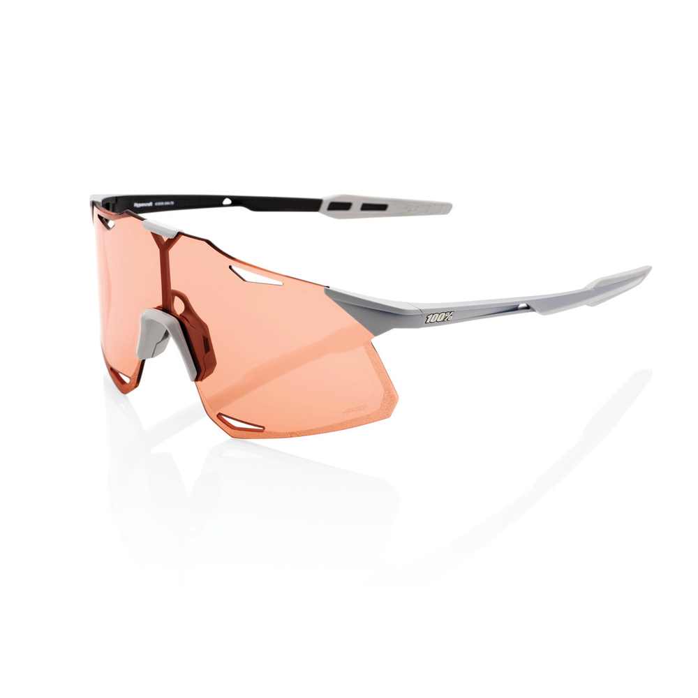 Спортивные очки 100% Hypercraft / Matte Stone Grey / HiPER Coral Lens OS