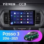 Teyes CC3 9" для Toyota Passo 2016-2021 (прав)