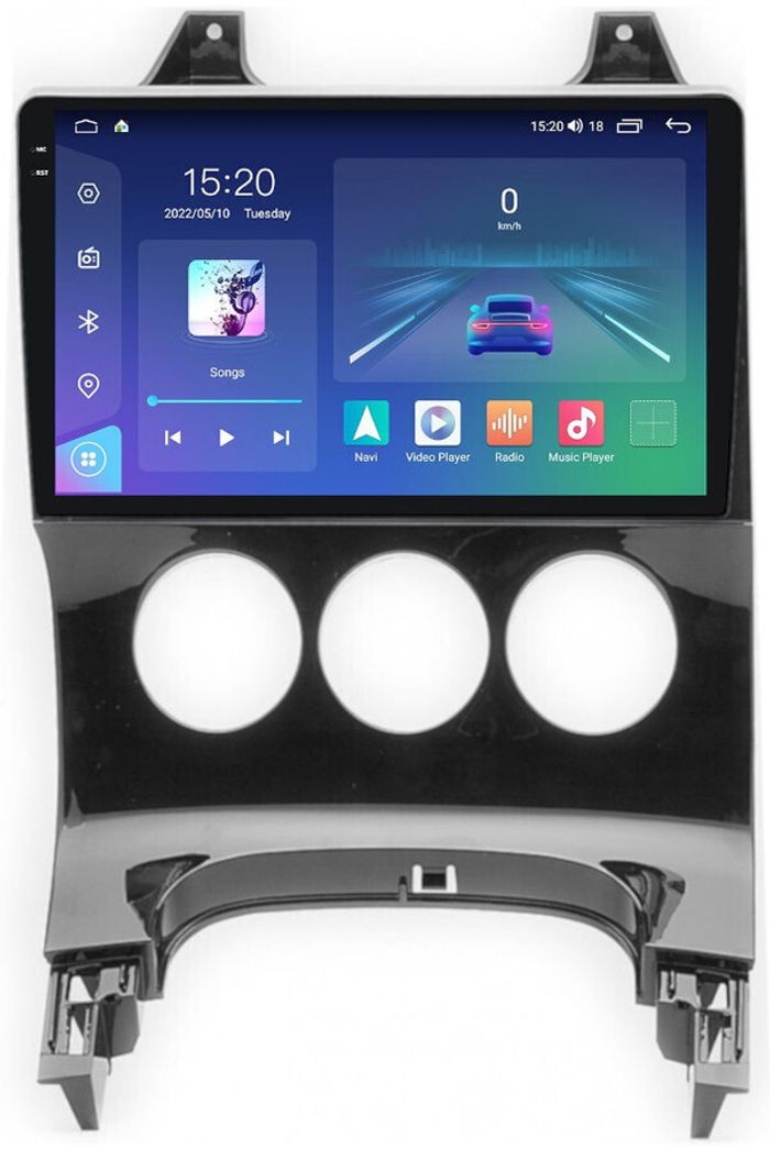 Магнитола для Peugeot 3008 2010-2017 (кондиционер) - Parafar PF082RN2K-AC на Android 13, Быстрая, QLED+2K, CarPlay, 4G SIM-слот