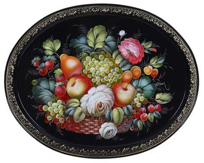 Zhostovo metal tray A26D1805268
