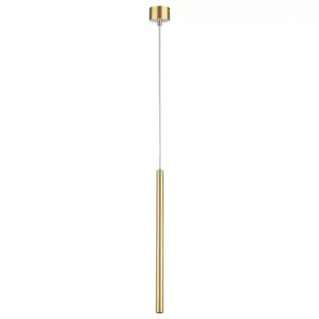 Подвесной светильник светодиодный 5W 3000K 747233 золото Tubo Lightstar