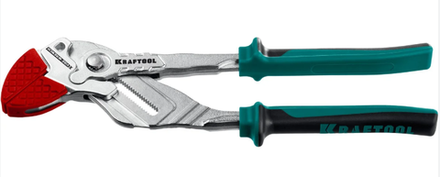 Клещи переставные 180 мм, гаечный ключ "KRAFTOOL" Vise-Wrench 22066