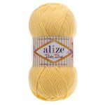 Пряжа Alize (Ализе) Baby Best / уп.5 мот. по 100 г, 240м, 250 светлый лимон A