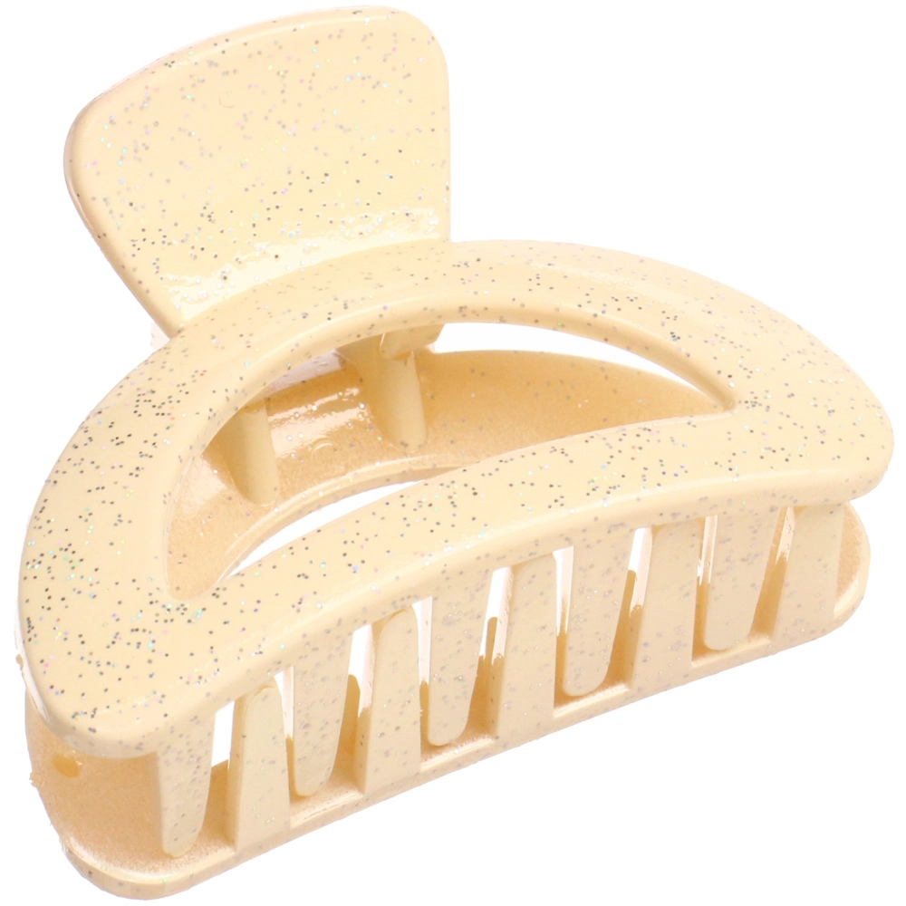 Заколка - краб для волос «AKS - MANTANA», микс 6 цветов, трапеция, 6*3см